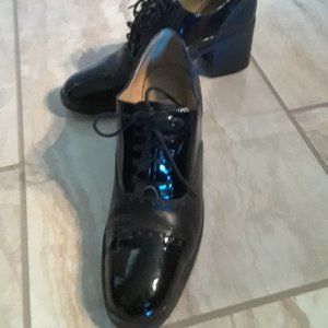 8.0 Black Patent Leather Oxfords